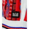 Outdoor & Sport Carlo Colucci Feinstrickjacke Cia In Rot / Weiß Günstig Kaufen 10