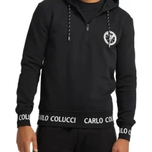 Bekleidung Carlo Colucci Sweatshirt Carloni In Schwarz Günstig Kaufen 8