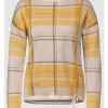 Tops & Shirts Cecil Pullover Check In Gelb Günstig Kaufen 7